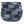 Hipster front view featuring quilted patchwork fabric in warm cream, indigo, & navy, with top zip closure, and 6 total pockets.
