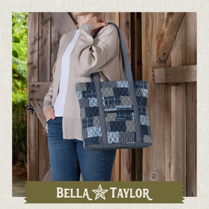 Heritage Blue Patch Large Tote