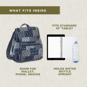 heritage mini backpack Heritage Blue Patch Mini Backpack
