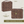 Front and back exterior views of bible cover showing 1 outside slip pocket.