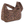 Blakely Shoulder Bag front view featuring quilted floral fabric in espresso brown, golden tan, soft ivory, and dusty mauve, with top zip closure, and 5 total pockets.