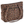 Everyday Tote front view featuring quilted floral print in espresso brown, golden tan, soft ivory, and dusty mauve, with top zip closure, and 10 total pockets.