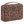 Small Bible Cover front view featuring quilted floral fabric in espresso brown, golden tan, soft ivory, and dusty mauve.