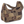 Blakely Shoulder Bag front view featuring quilted patchwork fabric in espresso brown, golden tan, soft ivory, and dusty mauve, with top zip closure, and 5 total pockets.