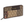 Slim Card Wallet front view featuring quilted patchwork fabric in espresso brown, golden tan, soft ivory, and dusty mauve.