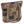 Stride Tote front view featuring quilted patchwork fabric in espresso brown, golden tan, soft ivory, and dusty mauve with top zip closure, and 10 total pockets.