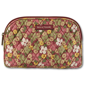 bella and rose makeup travel bag Donna Gold Cosmetic Built with a delicate Synthetic Leather Finish BE BELLA NYLON MAKEUP TROLLEY