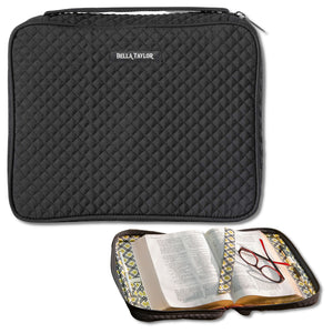 Solid Black Bible Cover