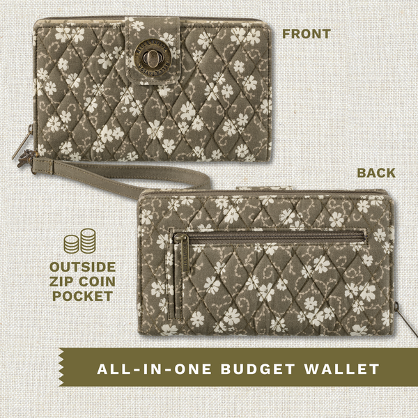 Woodland Floral RFID Cash System Wallet