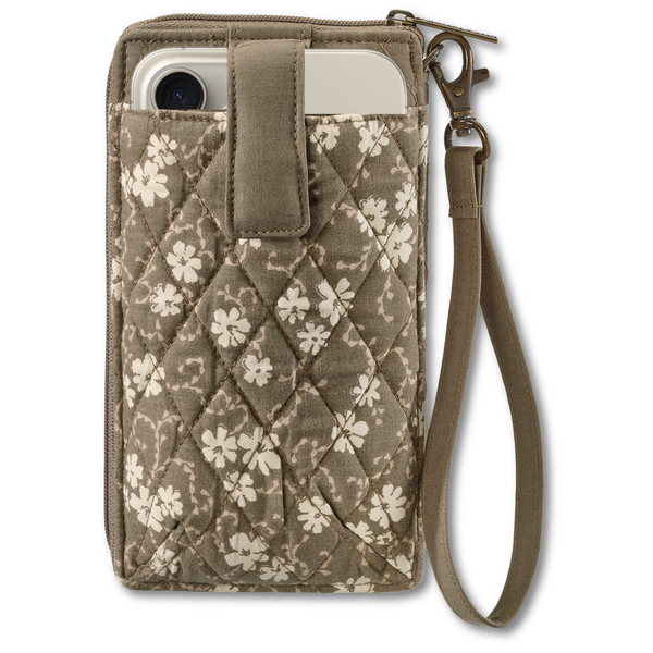 Woodland Floral RFID Cell Phone Wristlet