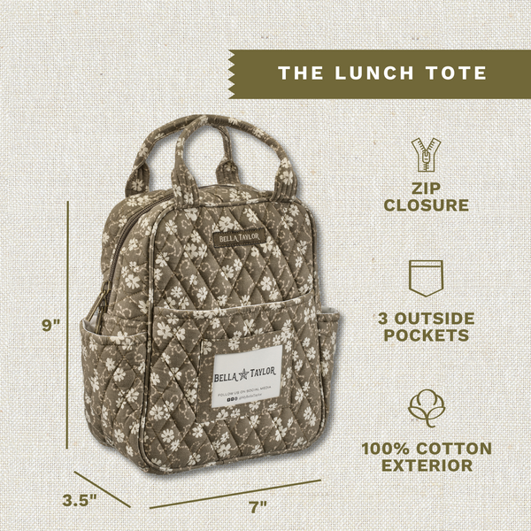 Woodland Floral Lunch Tote