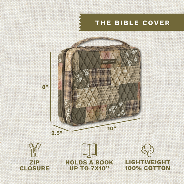 Woodland Patch Bible Cover