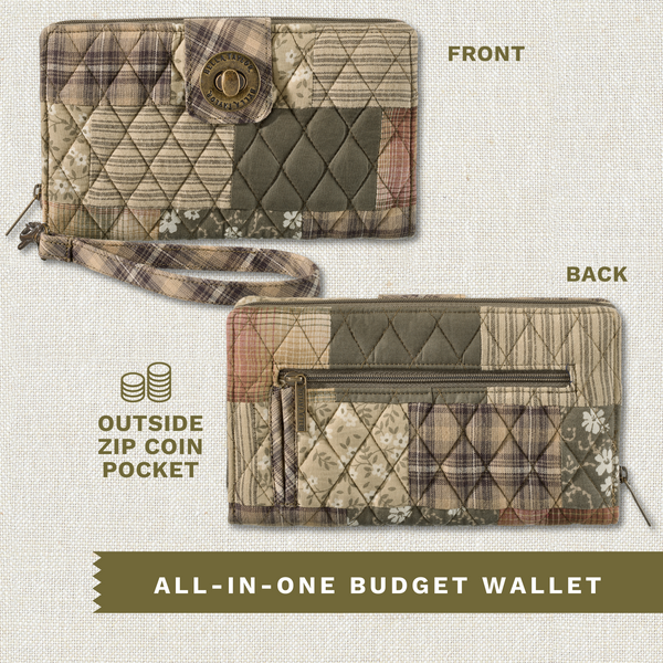 Woodland Patch RFID Cash System Wallet