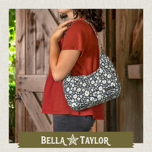 Bicolor Floral Black Blakely