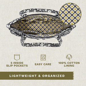 Bicolor Floral Black Everyday