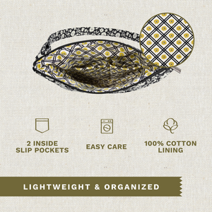 Bicolor Floral Black Hipster