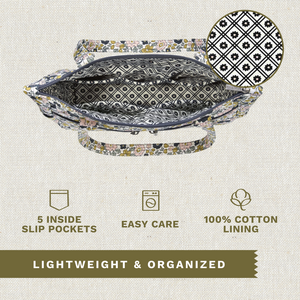 Delicate Floral Charcoal Everyday