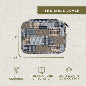Farmhouse Blue Bible Cover
