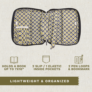 Solid Black Bible Cover