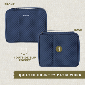 Solid Navy Bible Cover