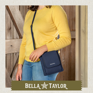 Solid Navy Mini Crossbody