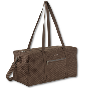Chocolate Microfiber Duffle