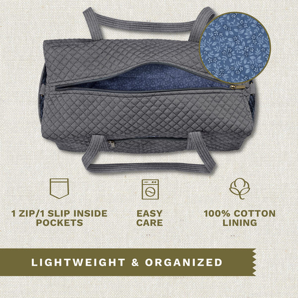 Dark Denim Duffle