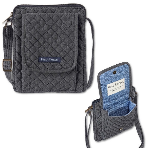 Dark Denim Mini Crossbody