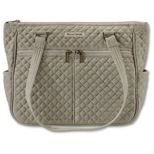 Khaki Chambray Everyday Tote