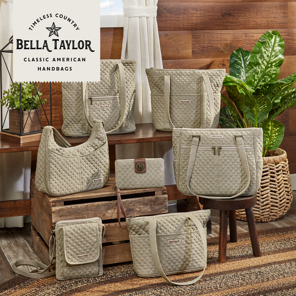 Khaki Chambray Everyday Tote