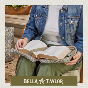 Khaki Floral Bible Cover