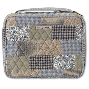 Khaki Patchwork Bible Cover