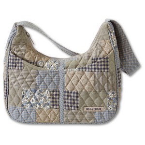Khaki Patchwork Blakely Shoulder Bag