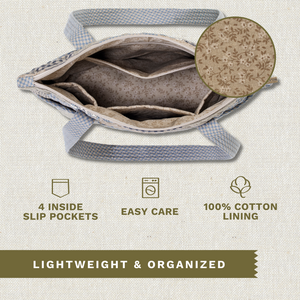 Khaki Patchwork Stride Tote