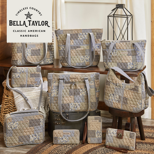 Khaki Patchwork RFID Wrist Strap Wallet