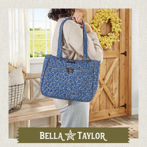 Navy Floral Everyday Tote