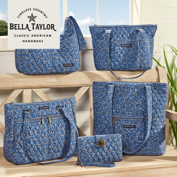 Navy Floral Everyday Tote