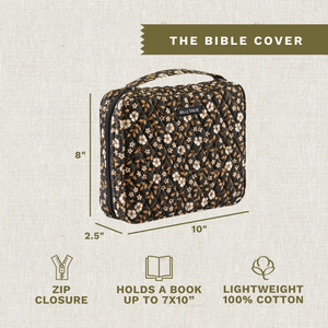 Vintage Vine Midnight Bible Cover