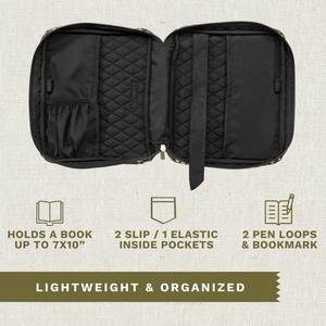 Vintage Vine Midnight Bible Cover